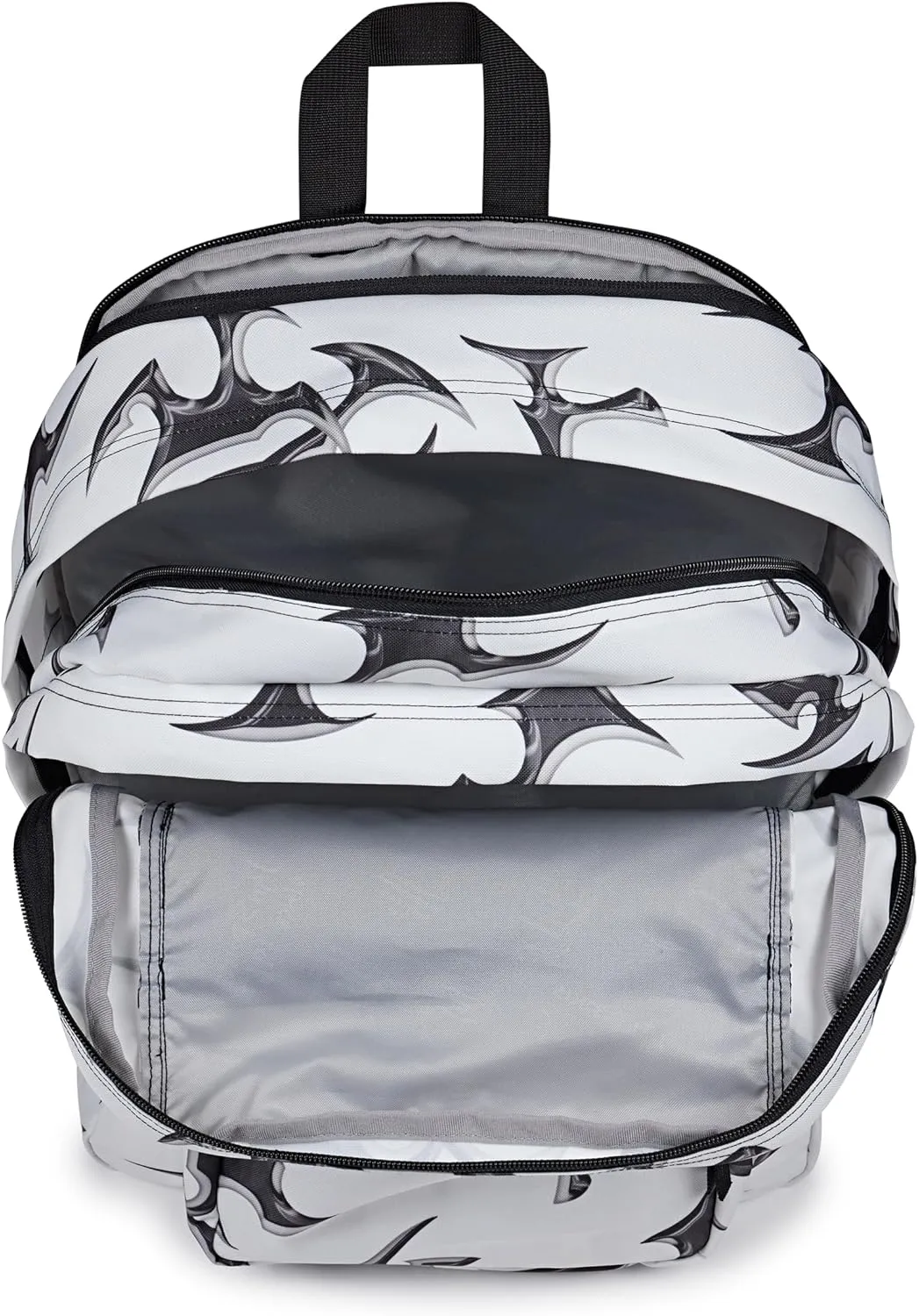 JanSport Laptop Backpack - Computer Bag with 2 Compartments, Ergonomic Shoulder Straps, 15 Laptop Sleeve, Haul Handle - Cyber Silver White