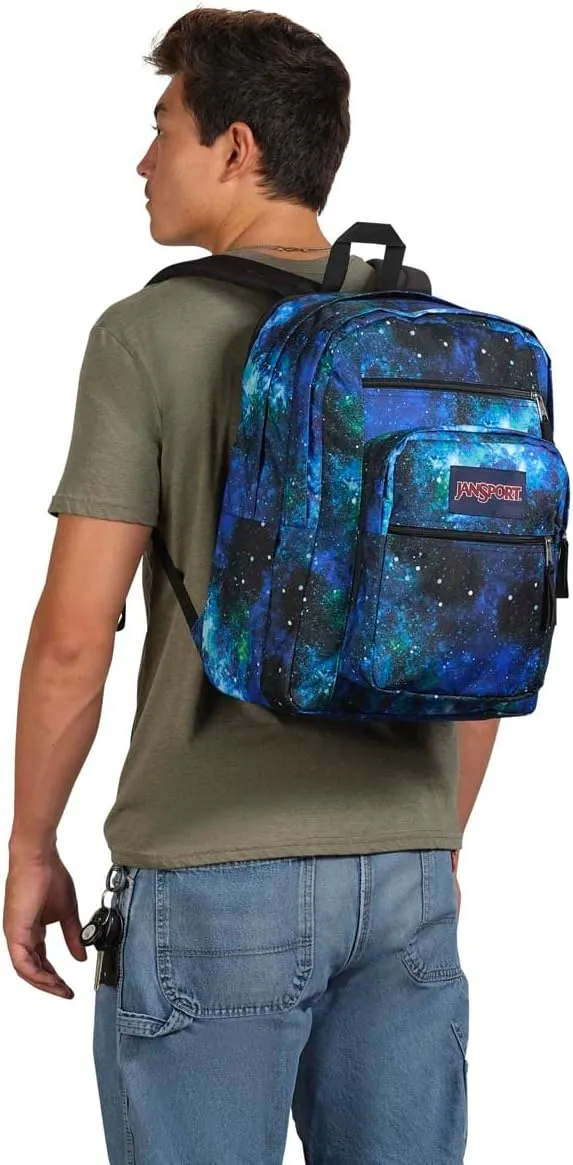 JanSport Laptop Backpack - Computer Bag with 2 Compartments, Ergonomic Shoulder Straps, 15 Laptop Sleeve, Haul Handle - Cyberspace Galaxy