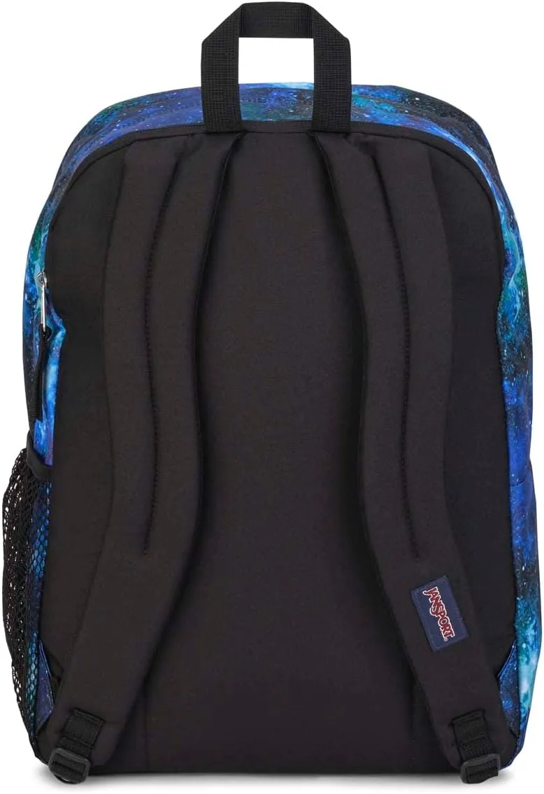 JanSport Laptop Backpack - Computer Bag with 2 Compartments, Ergonomic Shoulder Straps, 15 Laptop Sleeve, Haul Handle - Cyberspace Galaxy
