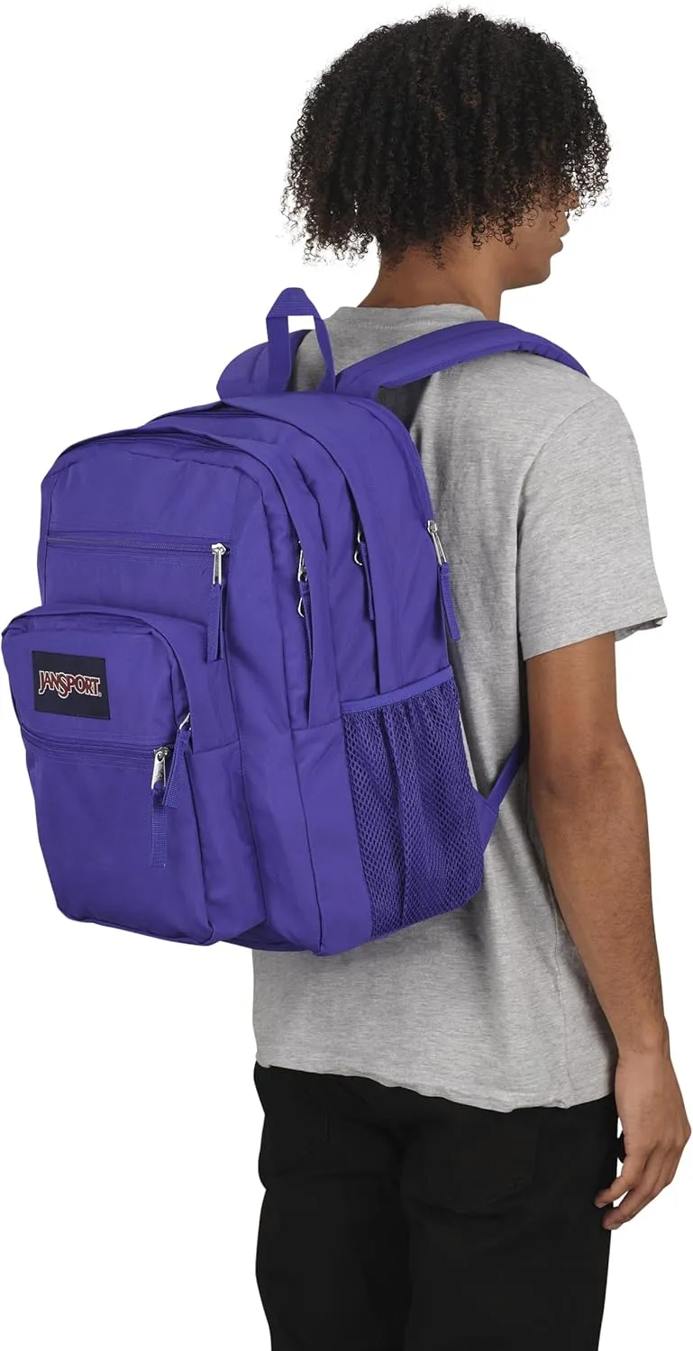 JanSport Laptop Backpack - Computer Bag with 2 Compartments, Ergonomic Shoulder Straps, 15 Laptop Sleeve, Haul Handle - Party Plum