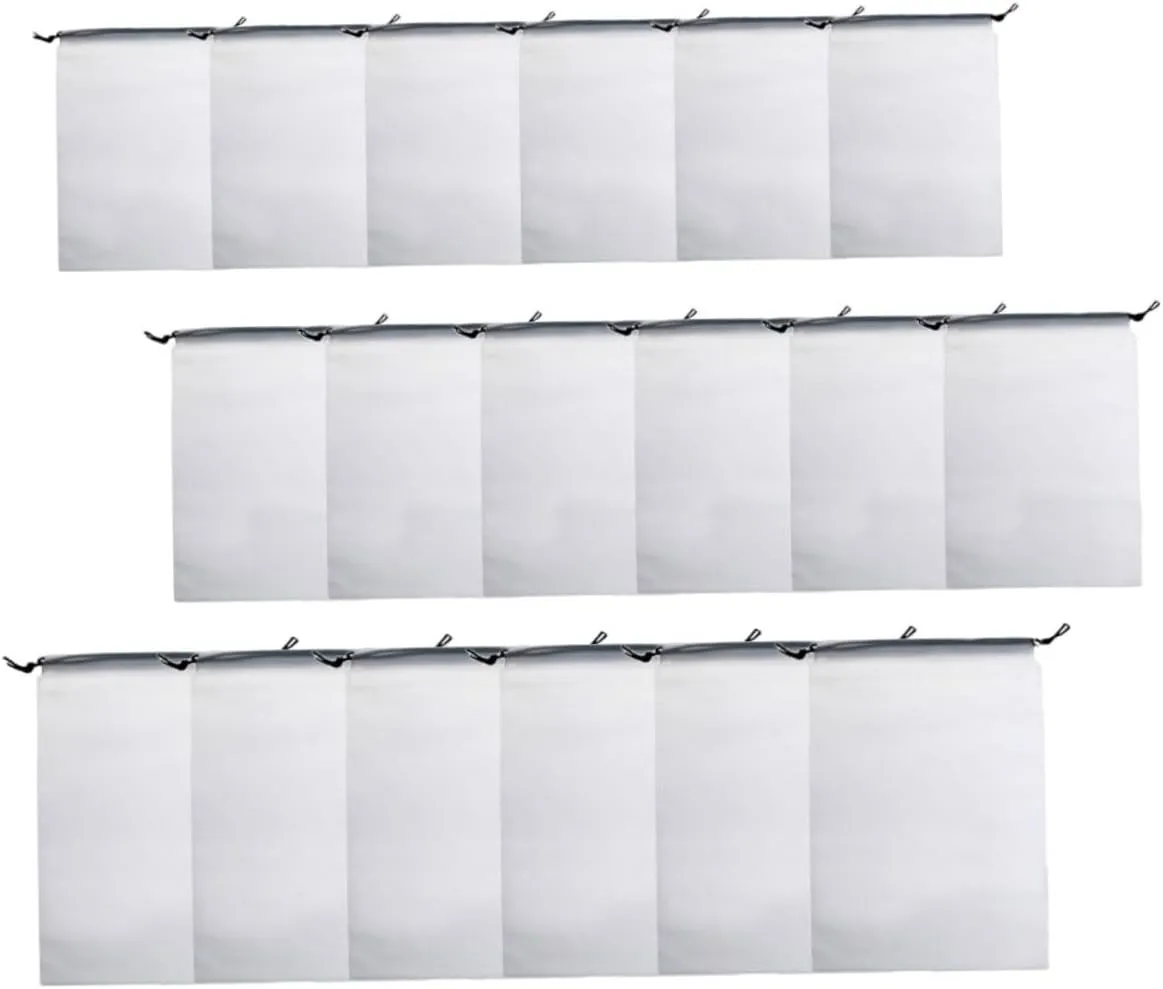 Keep Your Items Dry and Tidy 18pcs Drawstring Bags for Diapers Underwear and Laundry
