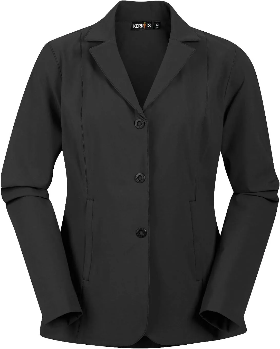Kerrits Women's Equestrian Stretch Competitor Coat  3-Snap, Lightweight English Horse Show Jacket, Machine Wash