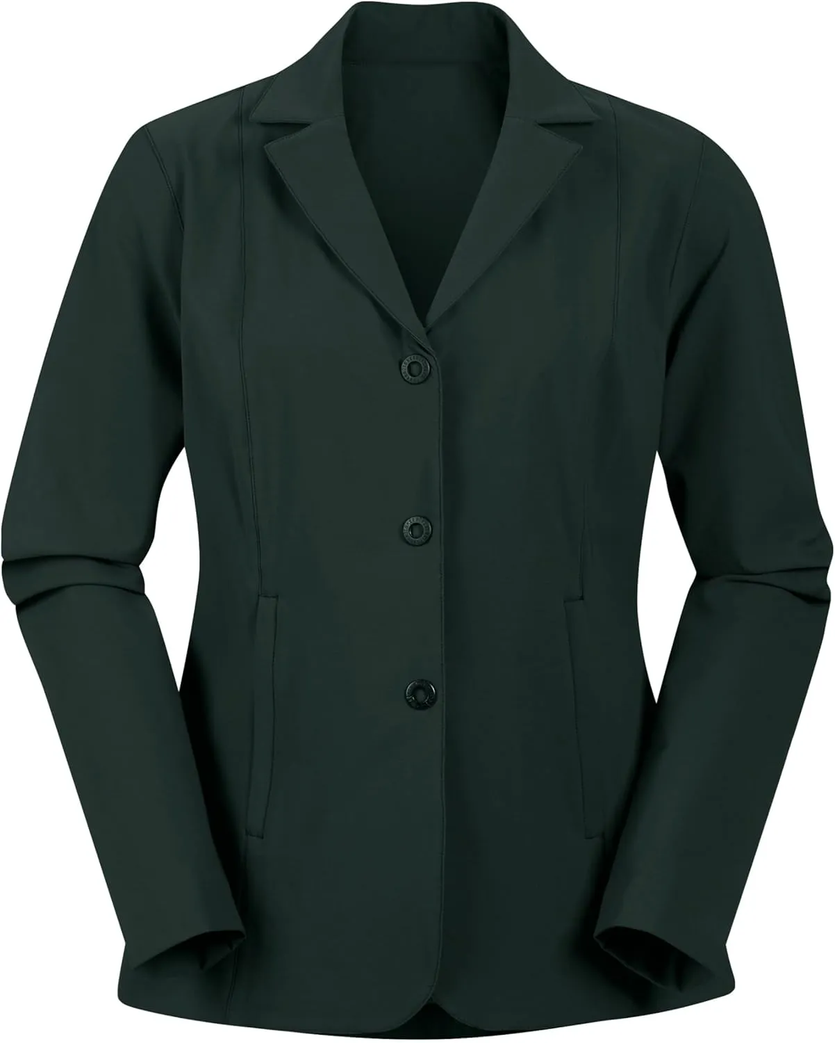 Kerrits Women's Equestrian Stretch Competitor Coat  3-Snap, Lightweight English Horse Show Jacket, Machine Wash