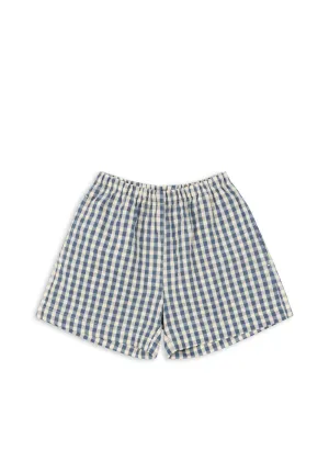 Kim Shorts in Captains Blue Check