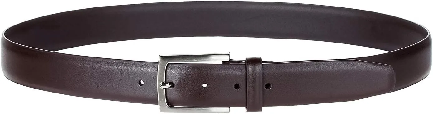 KM Legend Men's Leather Dress Belt-Classic & Fashion for Work Business and Casual
