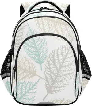 Large Casual Daypack for Men Women - Abstract Leaf Lightweight Travel Laptop Backpack Shoulder Bag Hiking Backpacks
