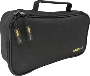 LOUDmouth Wide Mouth Microphone Case | Large Padded Mic Pouch Bag | 12" x 6.25" x 3.25"