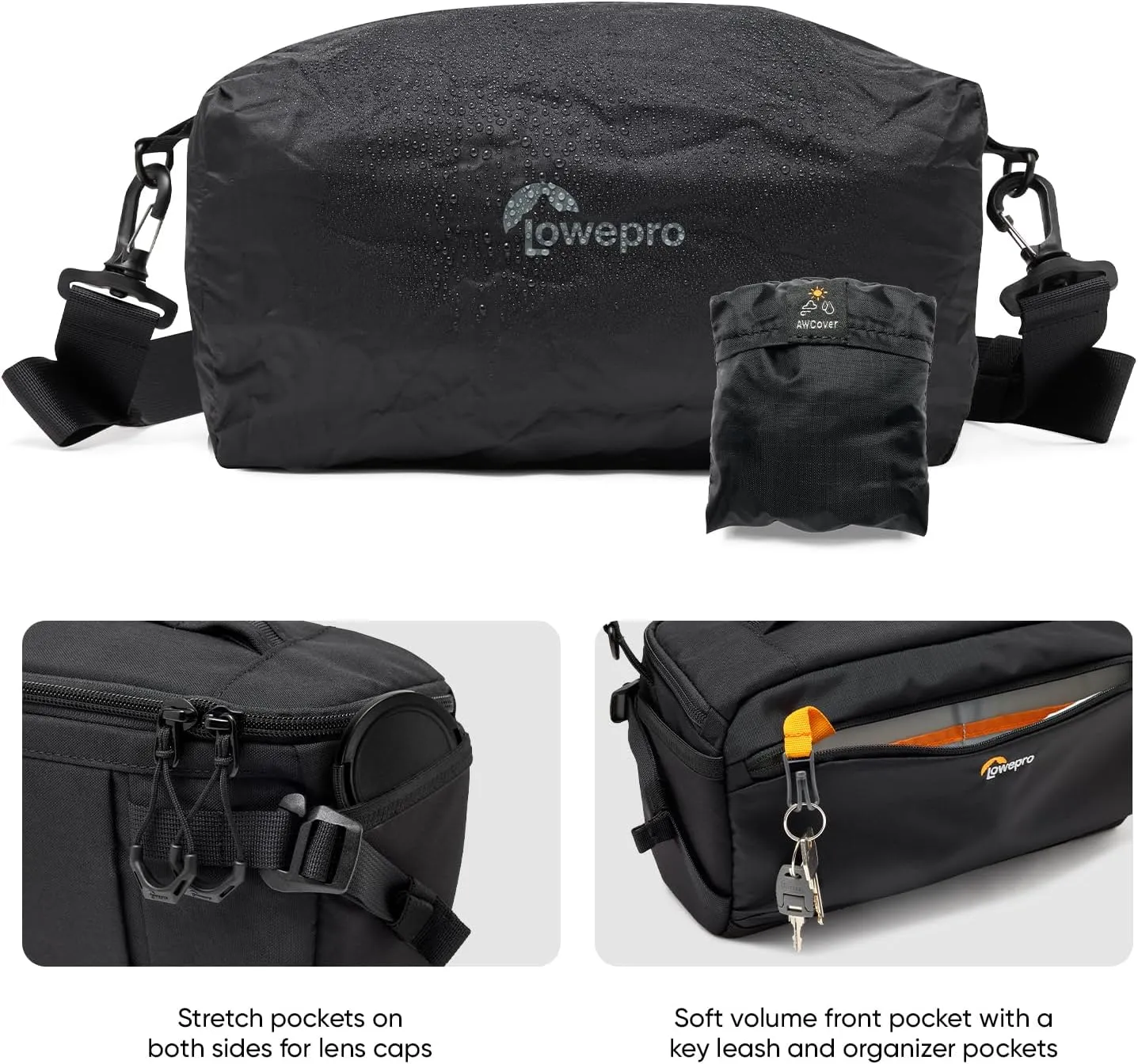 Lowepro SLX 120 AW III, Black, Volume 5liters