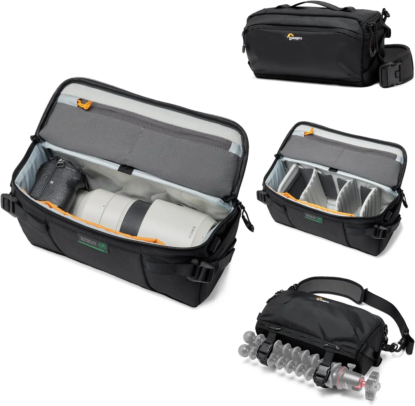 Lowepro SLX 120 AW III, Black, Volume 5liters