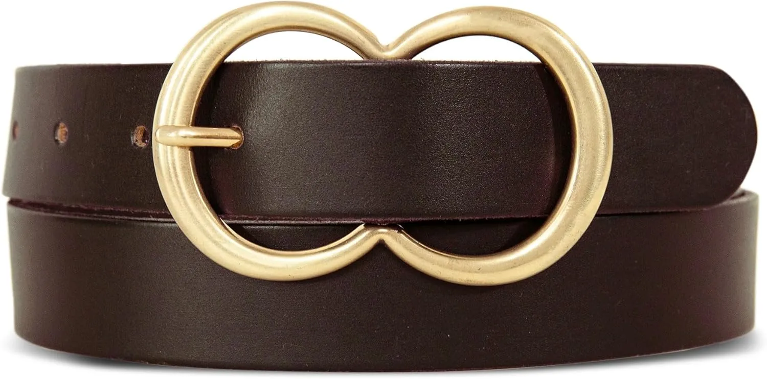 Lucky Brand Women's Leather Bold Fashion Statement Belts