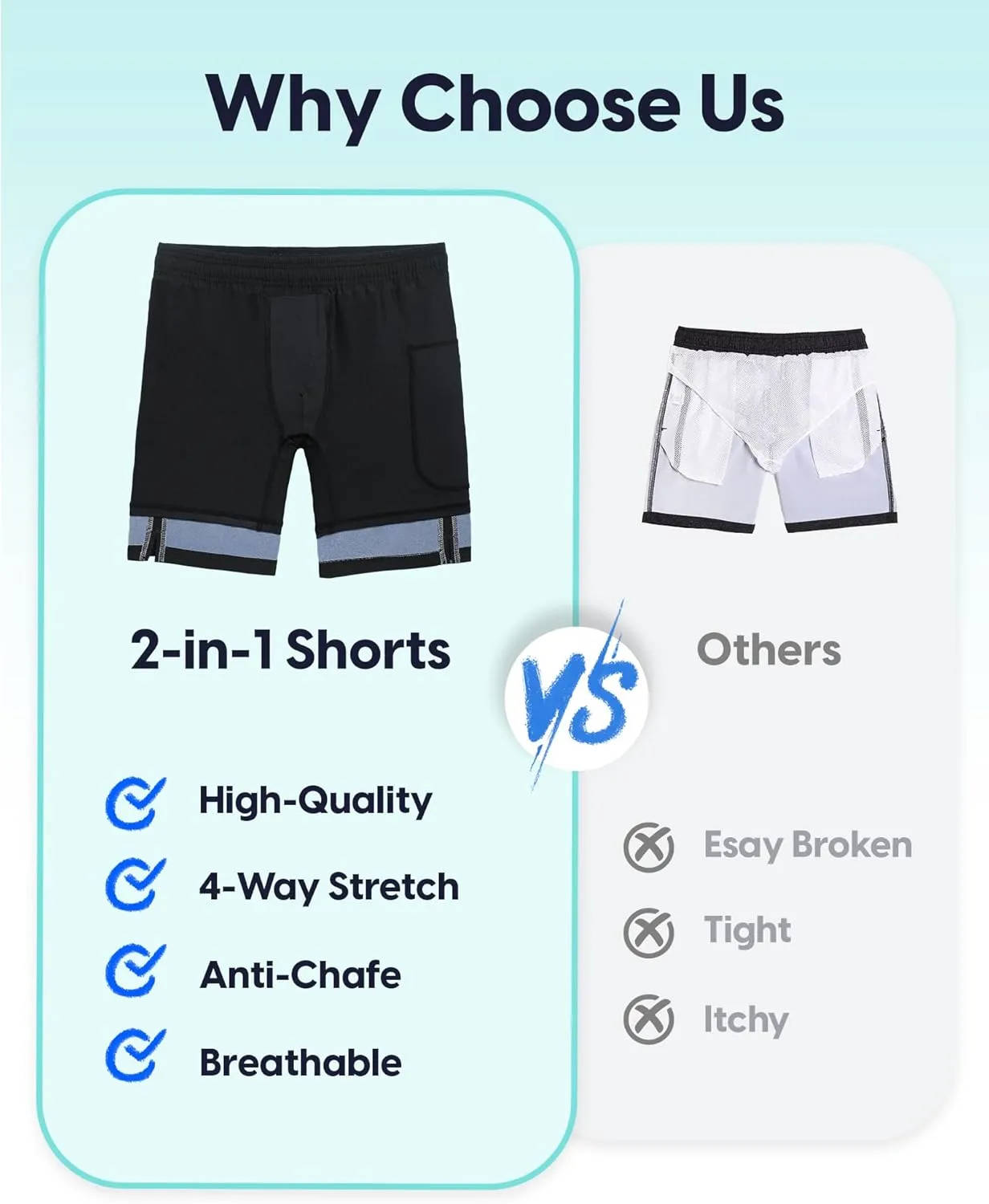 maamgic Boys Swim Trunks Compression Liner Stretch Teen Boy Swim Shorts Anti-Chafe Bathing Suits with Zipper Pockets