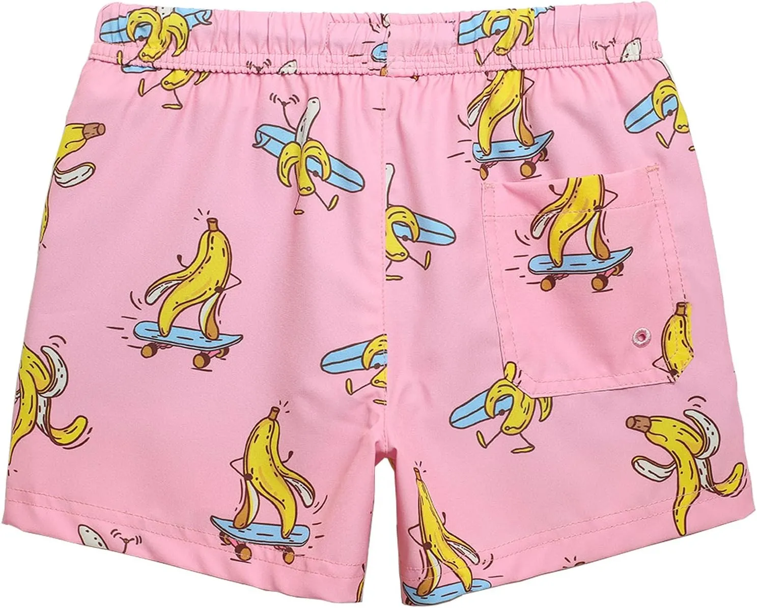 maamgic Boys Swim Trunks with Compression Liner Stretch Boy Swim Shorts Toddler Bathing Suit Swimsuit