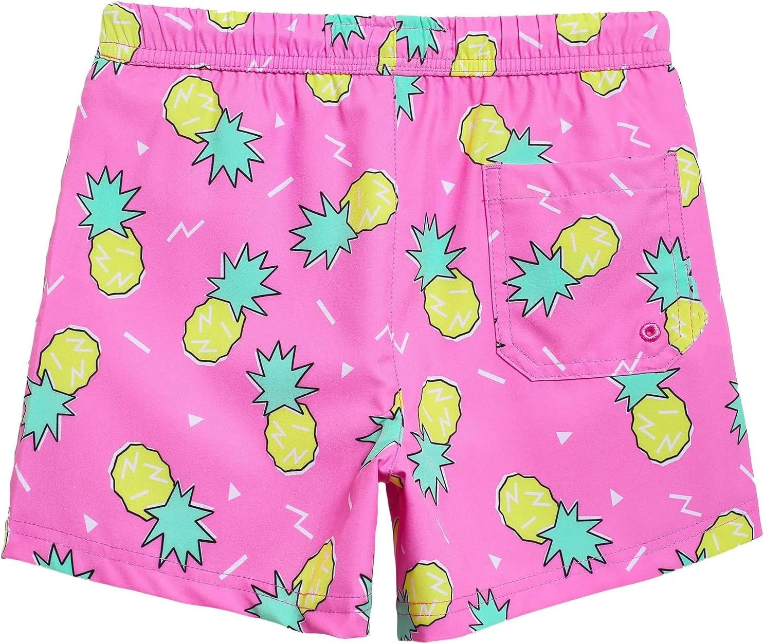 maamgic Boys Swim Trunks with Compression Liner Stretch Boy Swim Shorts Toddler Bathing Suit Swimsuit