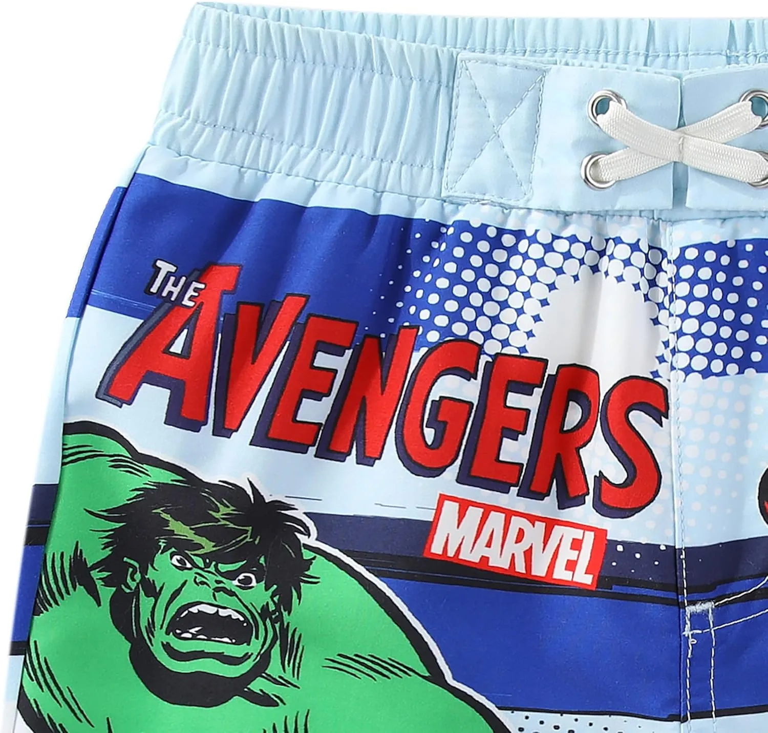 Marvel Avengers Boys UPF 50  Swim Trunks Bathing Suit for Toddler and Big Kids