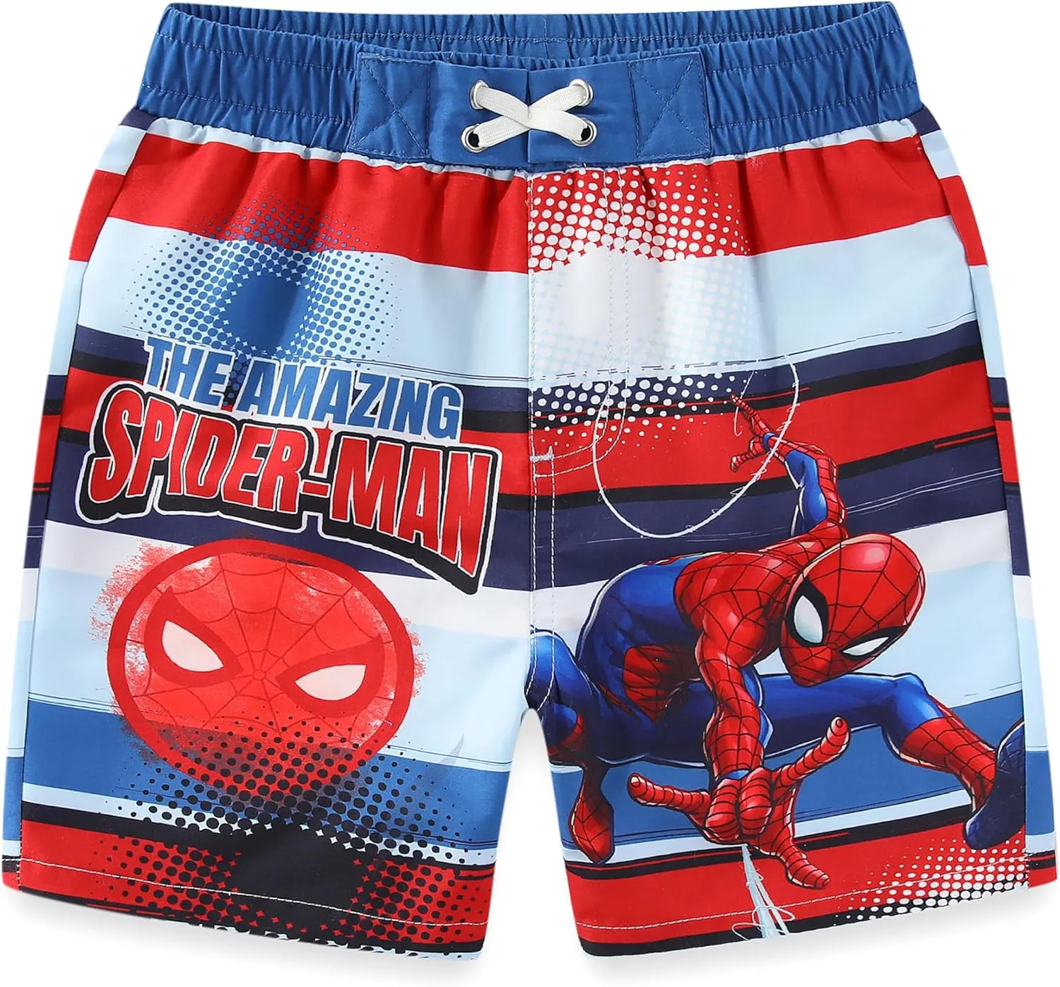 Marvel Avengers Boys UPF 50  Swim Trunks Bathing Suit for Toddler and Big Kids