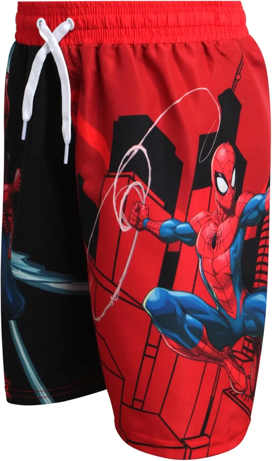 Marvel Boys Swim Trunks - Avengers Spiderman Captain America Hulk Iron Man Black Panther UPF 50  Quick Dry Boys Swim Shorts