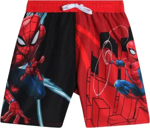 Marvel Boys Swim Trunks - Avengers Spiderman Captain America Hulk Iron Man Black Panther UPF 50  Quick Dry Boys Swim Shorts