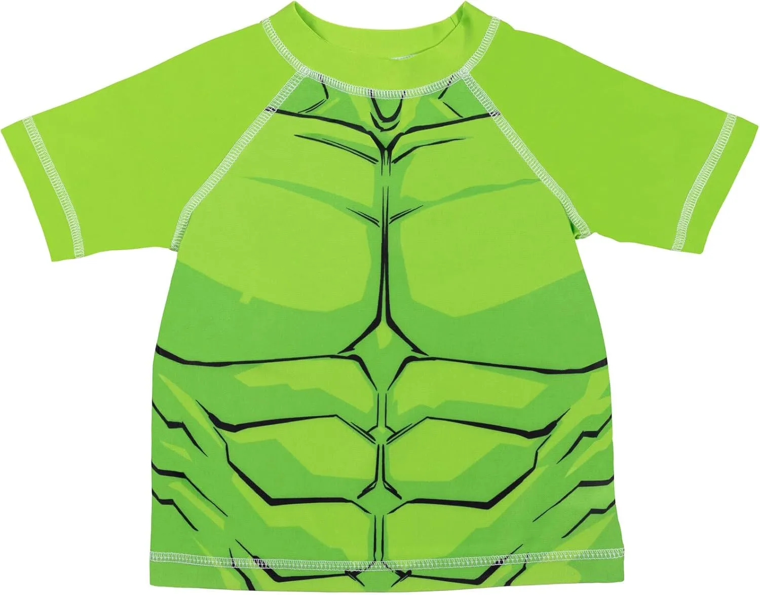Marvel UPF 50  Pullover Rash Guard and Swim Trunks Outfit Set Toddler to Big Kid Sizes (2T - 18-20)