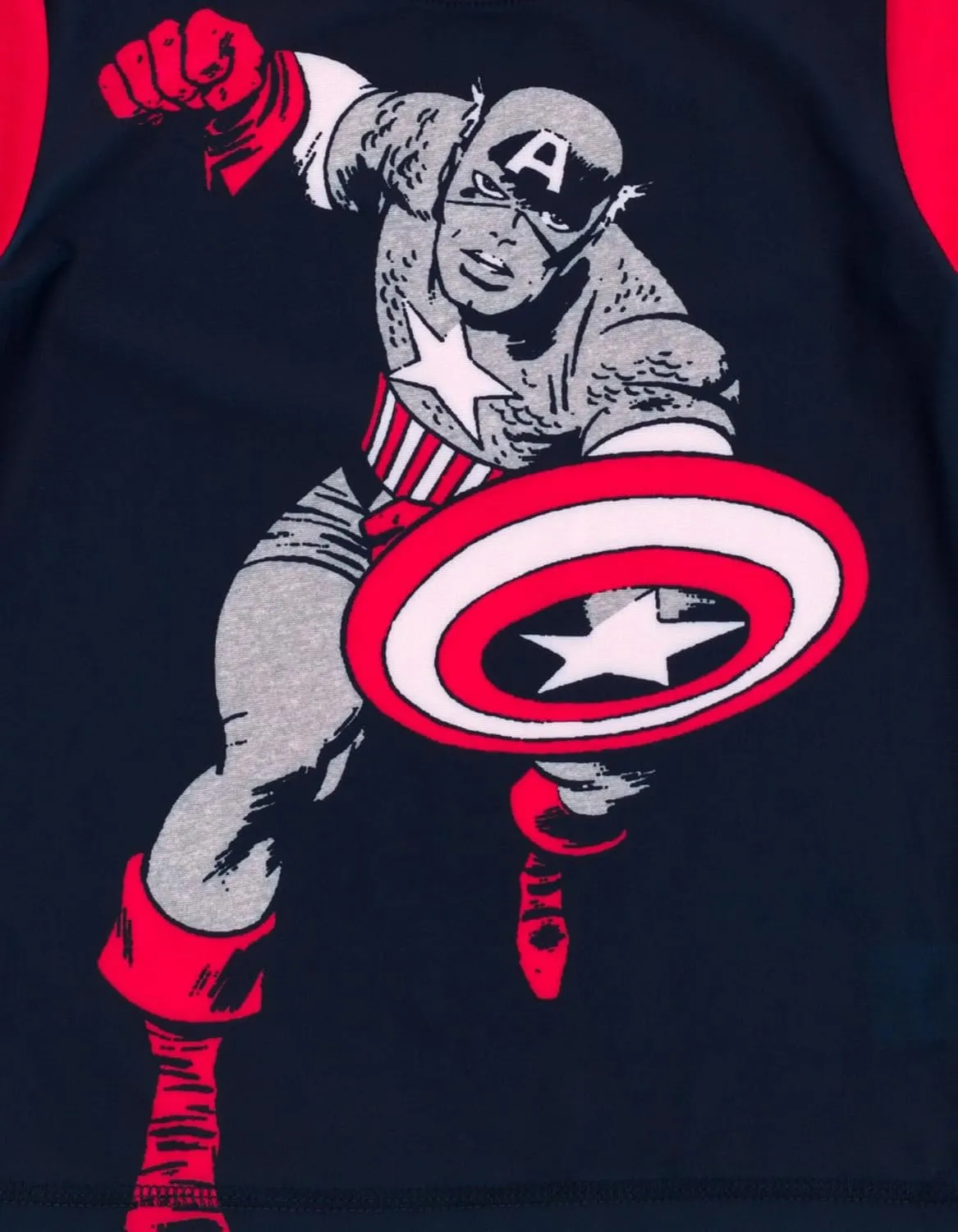 Marvel UPF 50  Pullover Rash Guard and Swim Trunks Outfit Set Toddler to Big Kid Sizes (2T - 18-20)