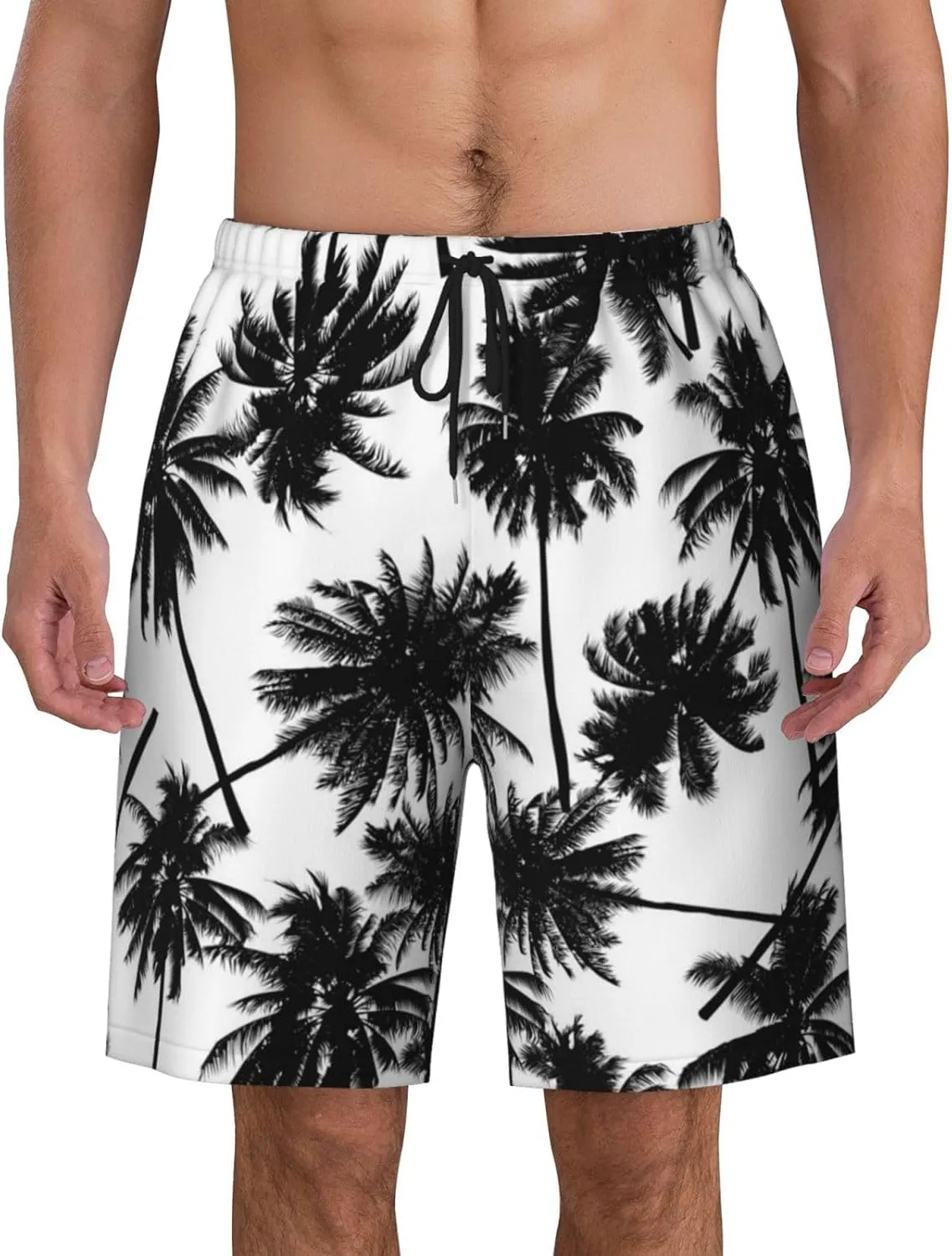 Mens Swim Trunks with Mesh Lining,Quick Dry Swimsuit Board Shorts Beach Pants Swimwear Bathing Suits