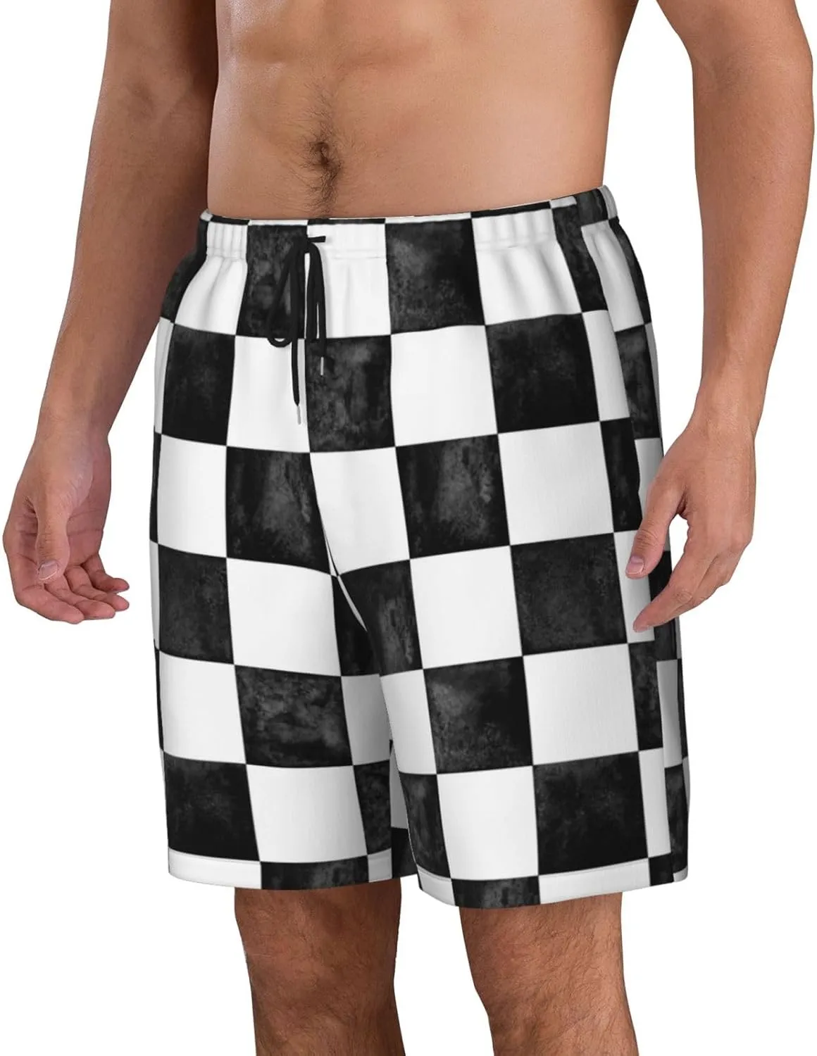 Mens Swim Trunks with Mesh Lining,Quick Dry Swimsuit Board Shorts Beach Pants Swimwear Bathing Suits