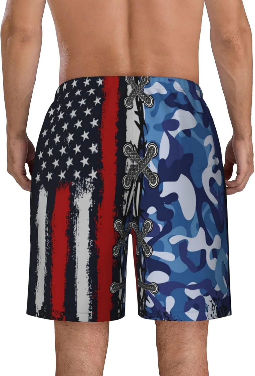 Mens Swim Trunks with Mesh Lining,Quick Dry Swimsuit Board Shorts Beach Pants Swimwear Bathing Suits