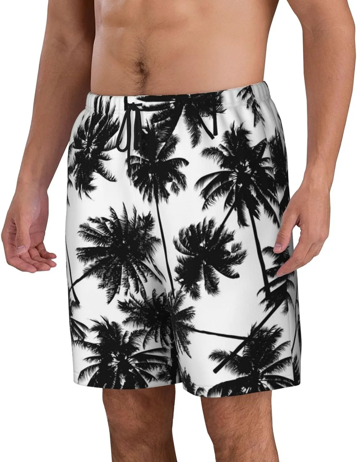 Mens Swim Trunks with Mesh Lining,Quick Dry Swimsuit Board Shorts Beach Pants Swimwear Bathing Suits