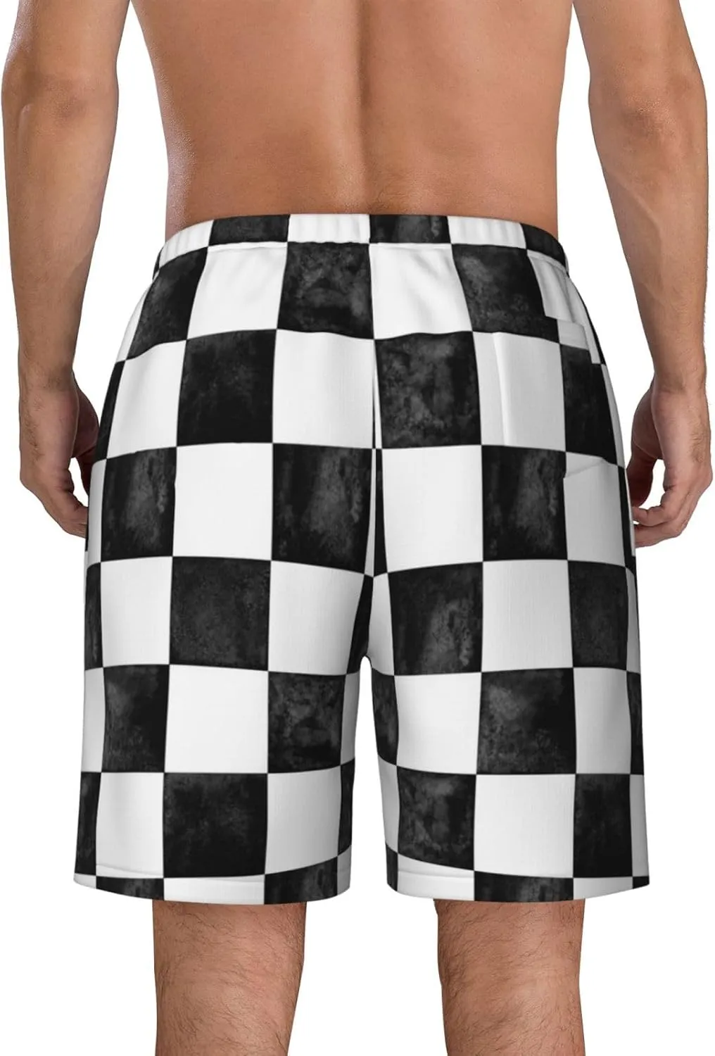 Mens Swim Trunks with Mesh Lining,Quick Dry Swimsuit Board Shorts Beach Pants Swimwear Bathing Suits
