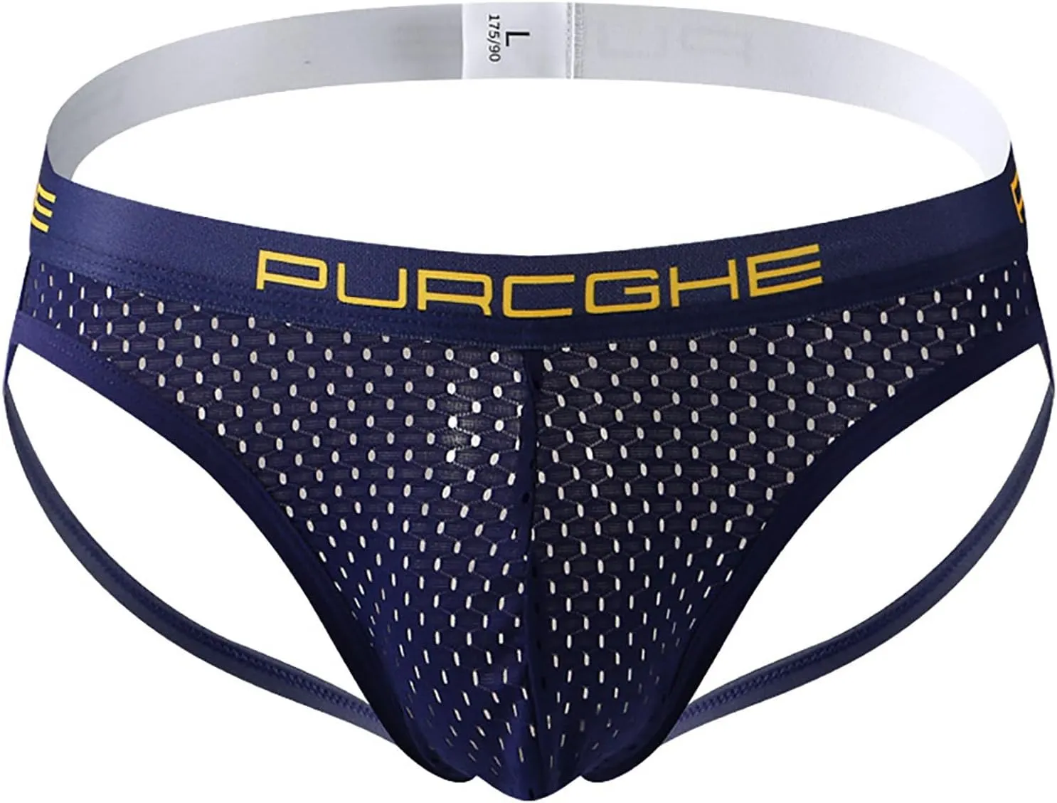 Men's Thong Underwear Panties Boxer Briefs Breathable Cool Low Rise Stretch Underpant Sponge Thread Brief
