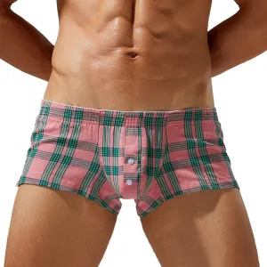 Men's Underwear Low Rise Sexy Lingerie Singlet Borat Style Underpants Panties Athletic Boxer Brief Thong