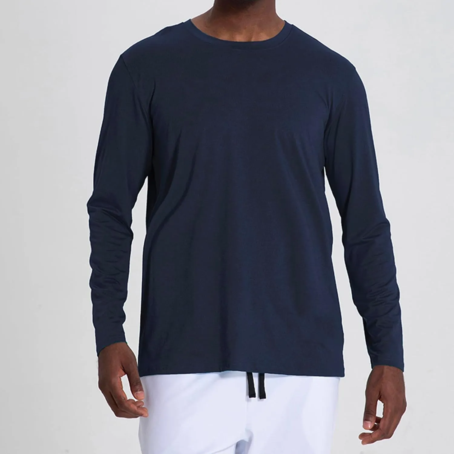 Men's UPF 50  Sun Protection UV SPF Shirts Long Sleeve Rash Guard Running Quick Dry T-Shirt Outdoor Lightweight Tops
