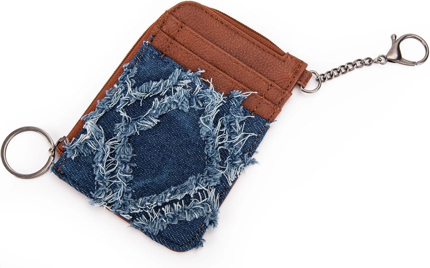 Montana West Wrangler Card Wallet for Women Boho Aztec Credit Card Holder with Zipper Pocket