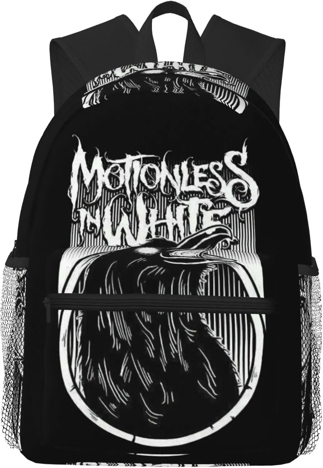 Motionless Rock In White Casual Backpack Large Lightweight Travel Bag Classic Laptop Daypack for Men Women Backpack