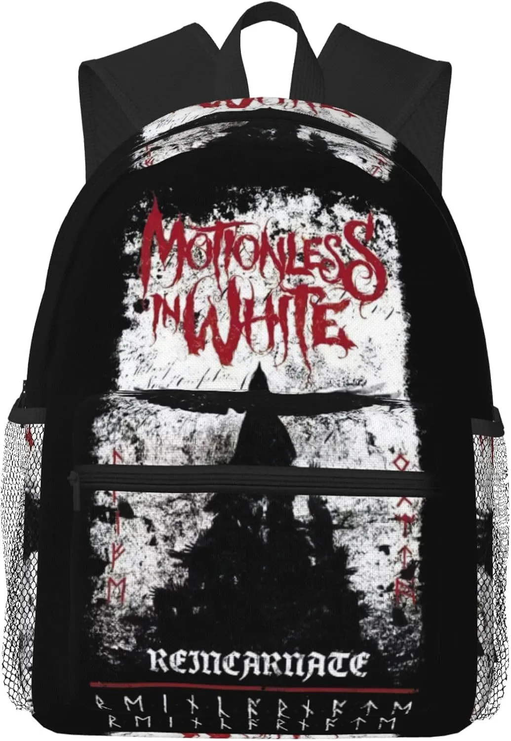 Motionless Rock In White Casual Backpack Large Lightweight Travel Bag Classic Laptop Daypack for Men Women Backpack