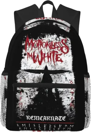 Motionless Rock In White Casual Backpack Large Lightweight Travel Bag Classic Laptop Daypack for Men Women Backpack