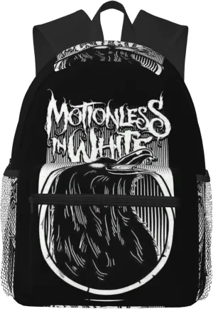 Motionless Rock In White Casual Backpack Large Lightweight Travel Bag Classic Laptop Daypack for Men Women Backpack