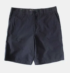 Norse Projects Aros Seersucker Shorts in Dark Navy