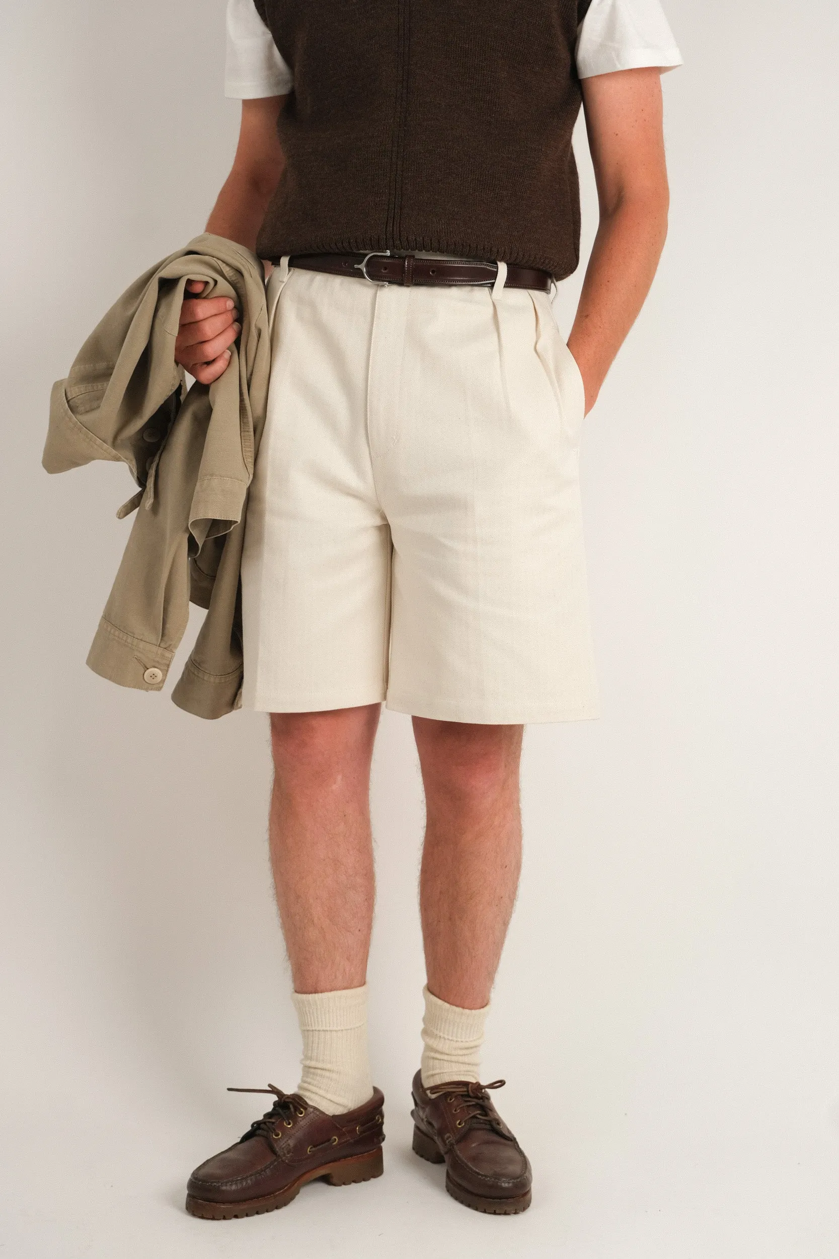 PABLO SHORT – HBT OFF WHITE