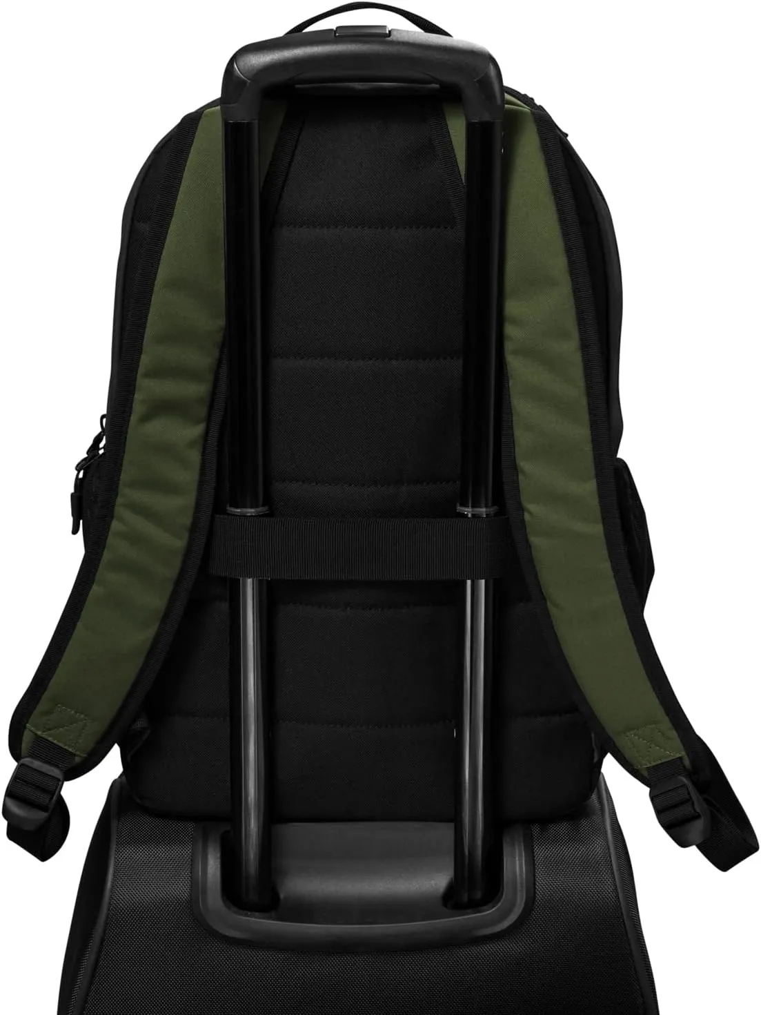 Personalized Daily Commute Business Backpacks, Olive Green - Your Name - Customized Casual Computer Backpack for Business