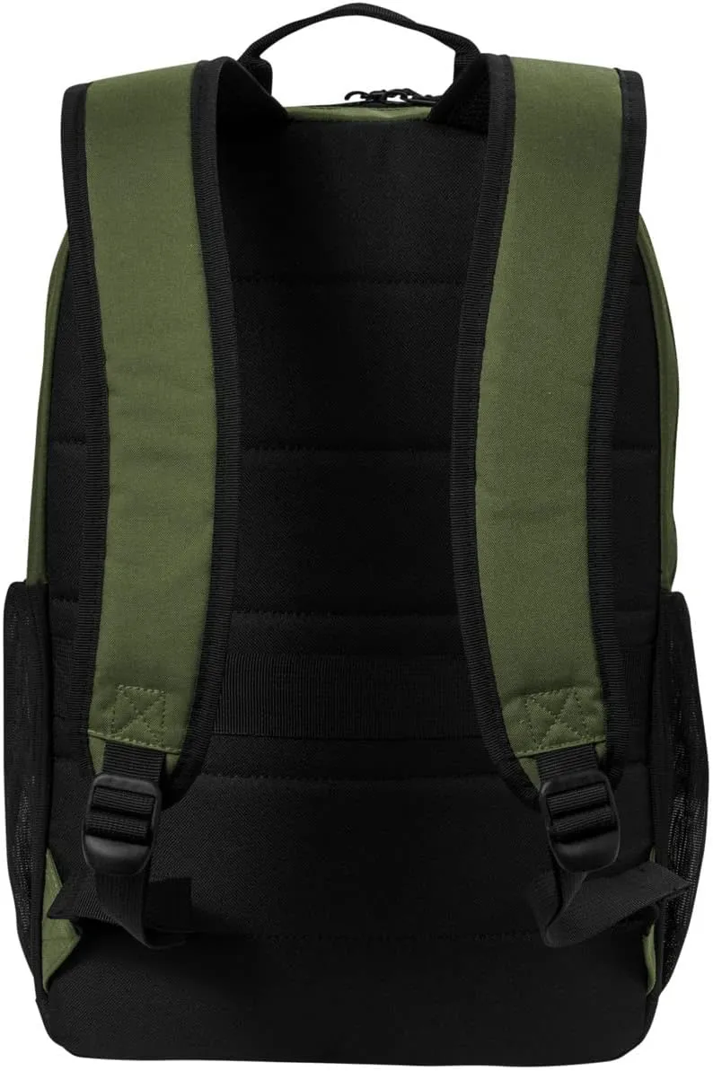 Personalized Daily Commute Business Backpacks, Olive Green - Your Name - Customized Casual Computer Backpack for Business