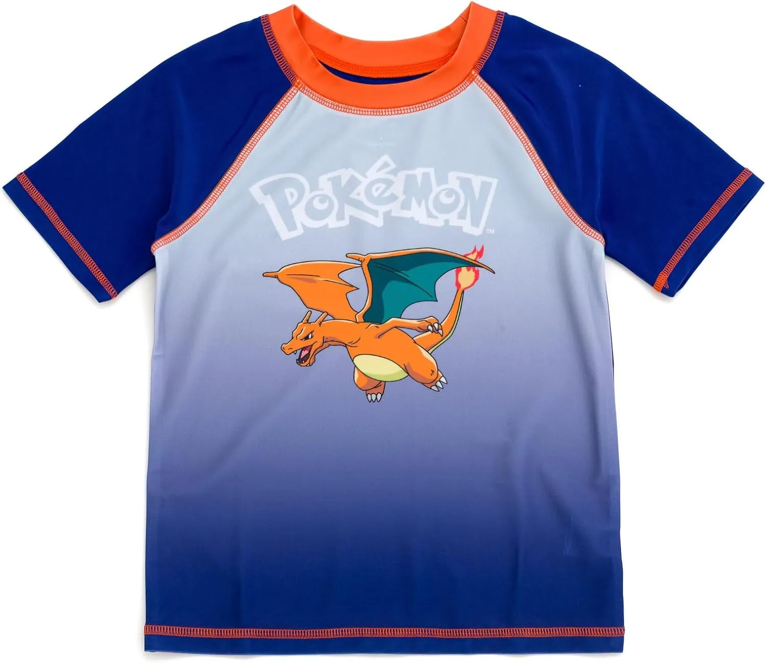 Pokemon UPF 50  Rash Guard and Swim Trunks Outfit Set Little Kid to Big Kid Sizes (4-14-16)