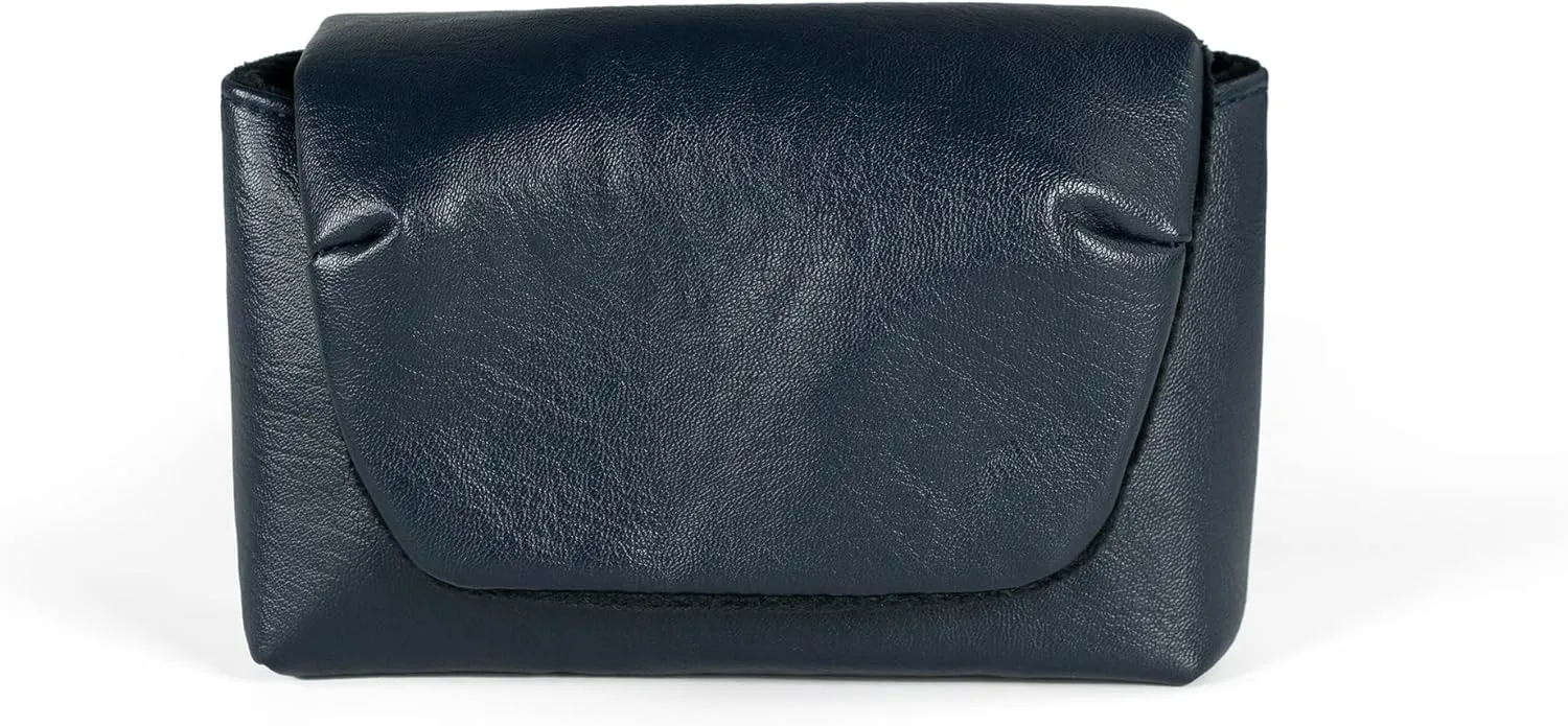 Premium PU Leather Camera Case Camera Bag, Soft Interior, for PENTAX 17 (Navy)