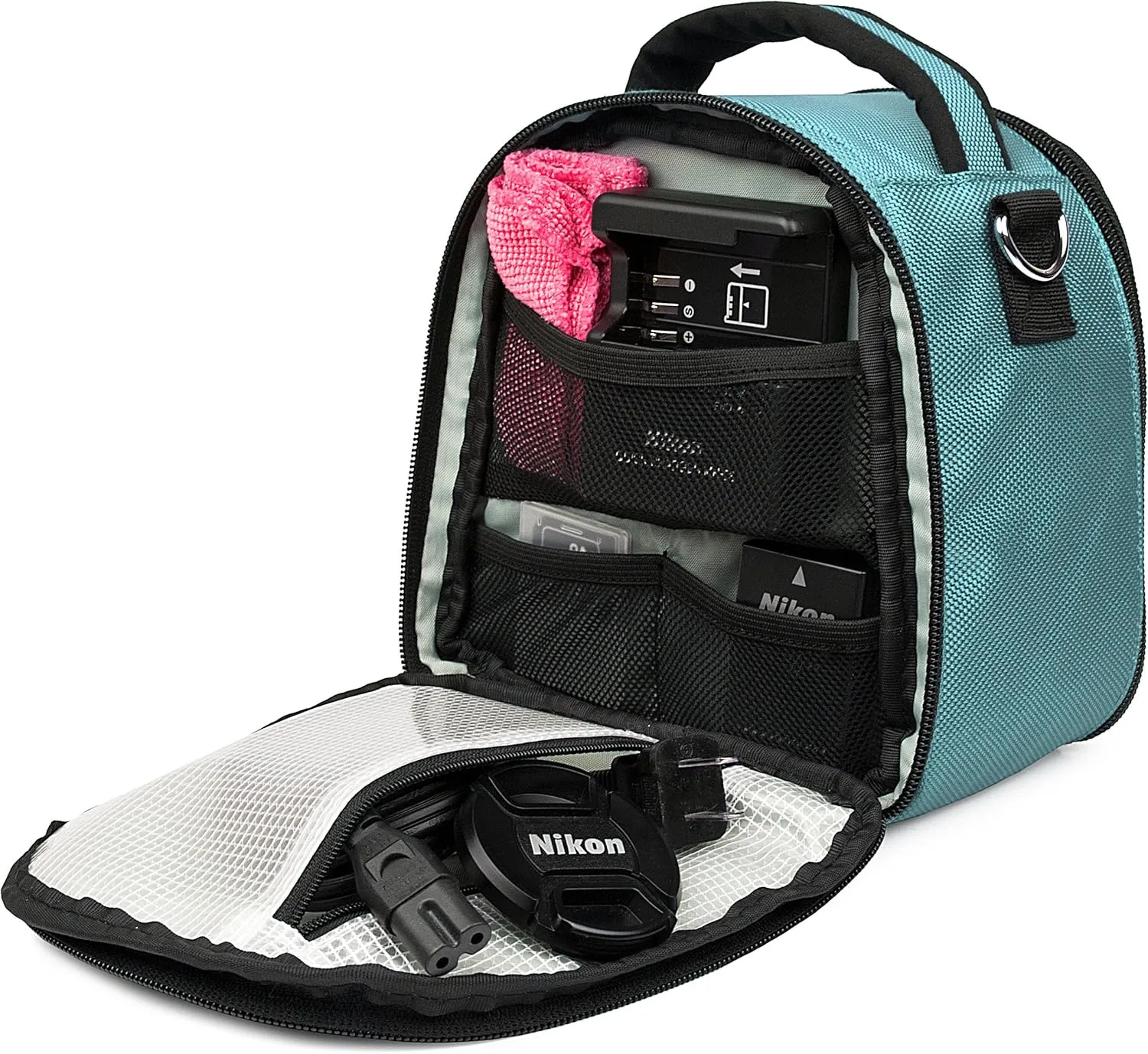 Protective Camera Bag All-Weather Cover for Canon EOS R5, Nikon Z7 II, Sony Alpha A9 II, High-End DSLR/Mirrorless Cameras, Adjustable Shoulder Strap, Well Padded Bag