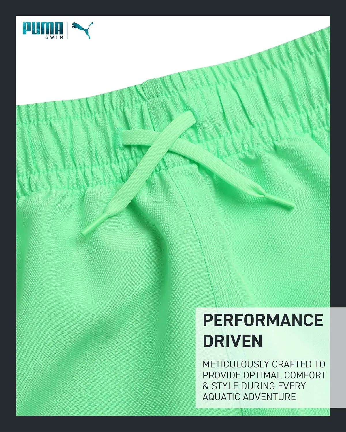 PUMA Boys' Swim Trunks - Quick Dry Swimsuit Shorts with Pockets and Mesh Lining - Swimming Trunks for Boys (Sizes: 8-20)