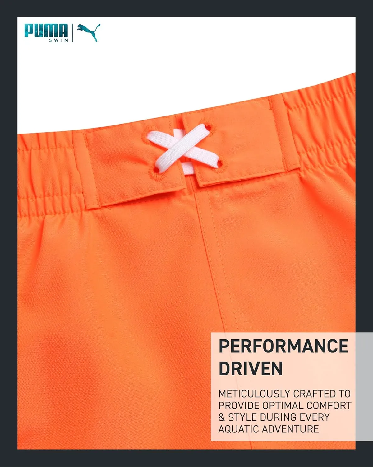 PUMA Boys' Swim Trunks - Quick Dry Swimsuit Shorts with Pockets and Mesh Lining - Swimming Trunks for Boys (Sizes: 8-20)