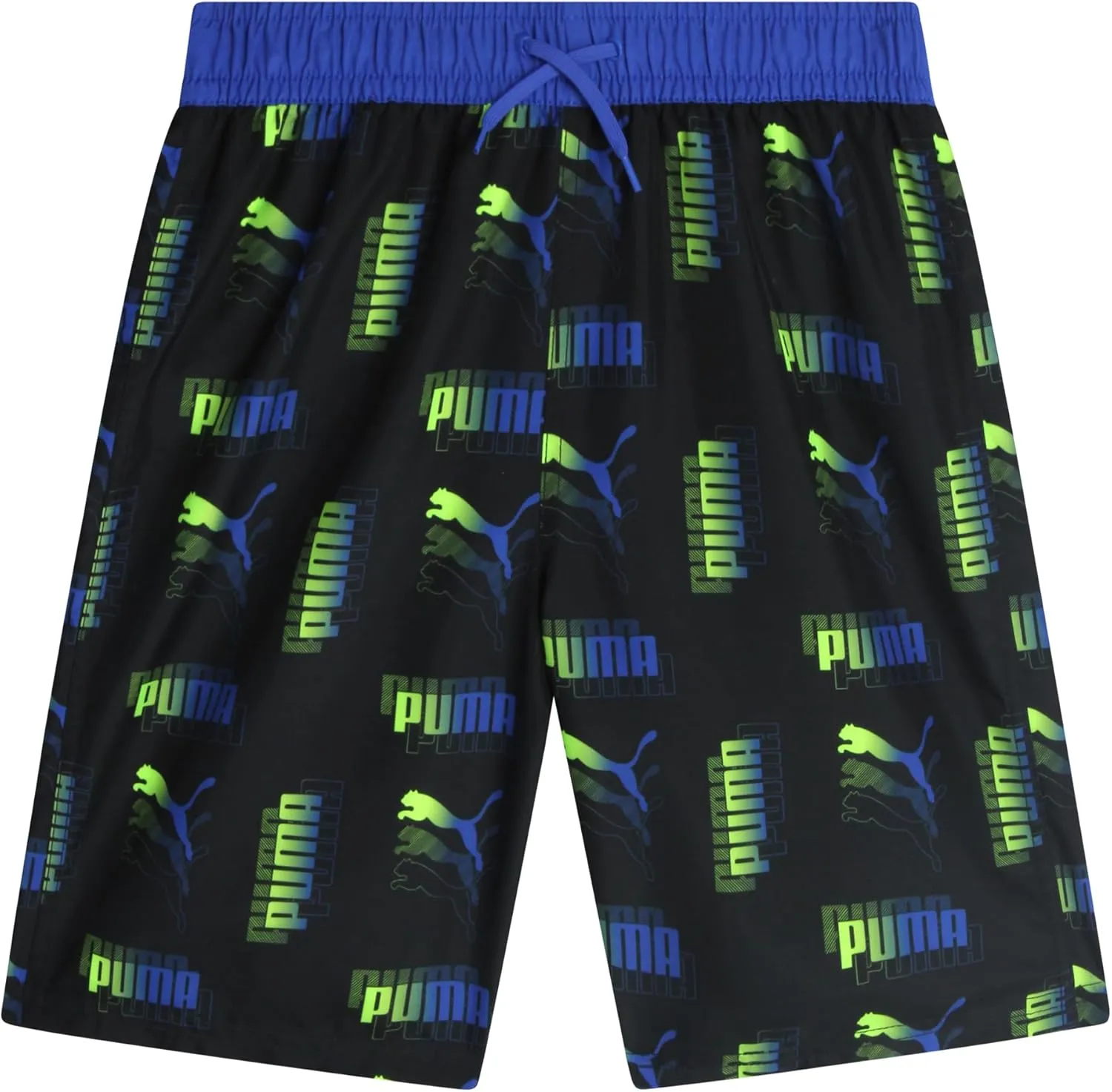 PUMA Boys' Swim Trunks - Quick Dry Swimsuit Shorts with Pockets and Mesh Lining - Swimming Trunks for Boys (Sizes: 8-20)