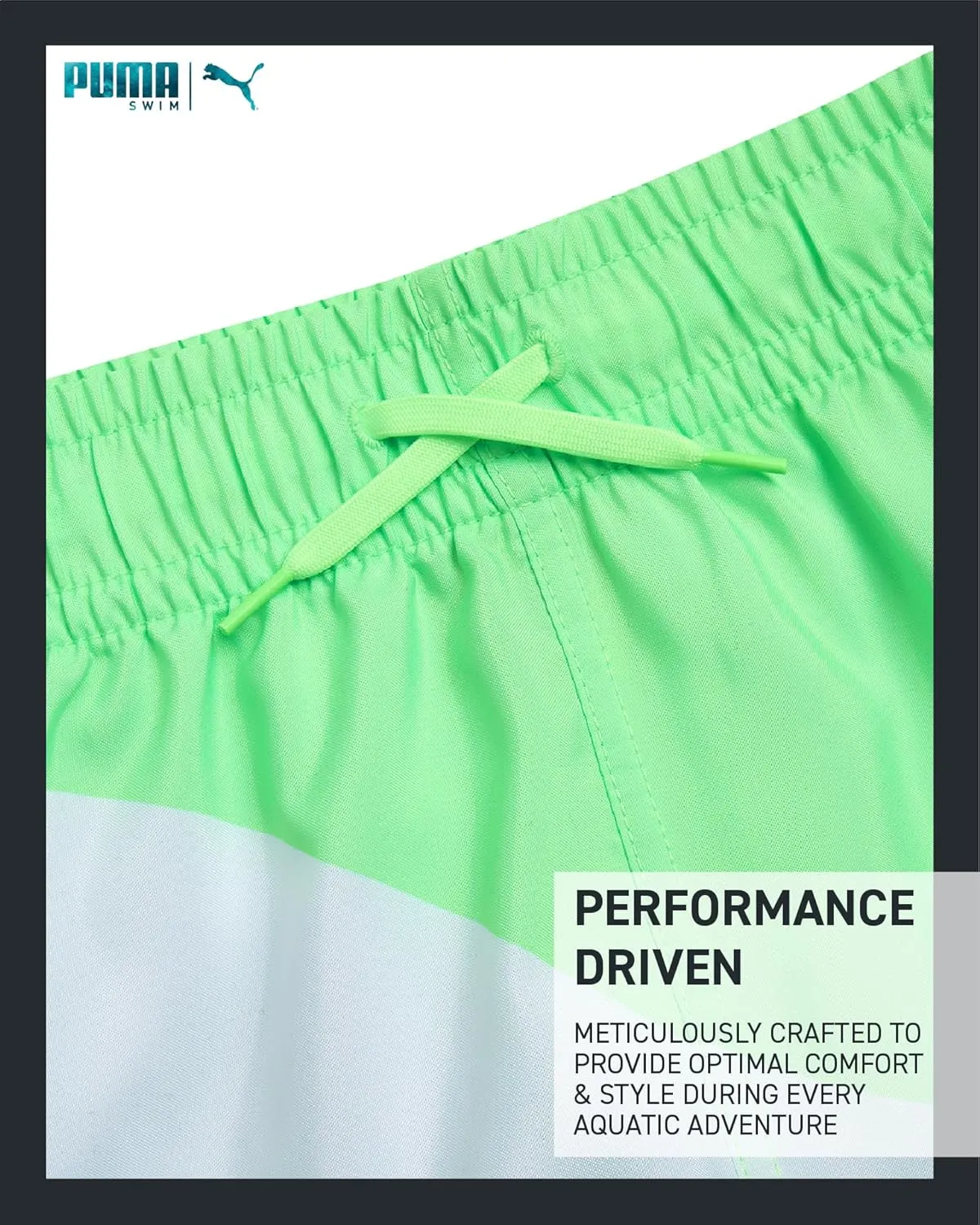 PUMA Boys' Swim Trunks - Quick Dry Swimsuit Shorts with Pockets and Mesh Lining - Swimming Trunks for Boys (Sizes: 8-20)