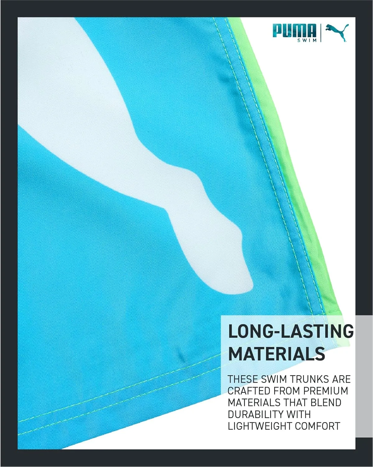 PUMA Boys' Swim Trunks - Quick Dry Swimsuit Shorts with Pockets and Mesh Lining - Swimming Trunks for Boys (Sizes: 8-20)