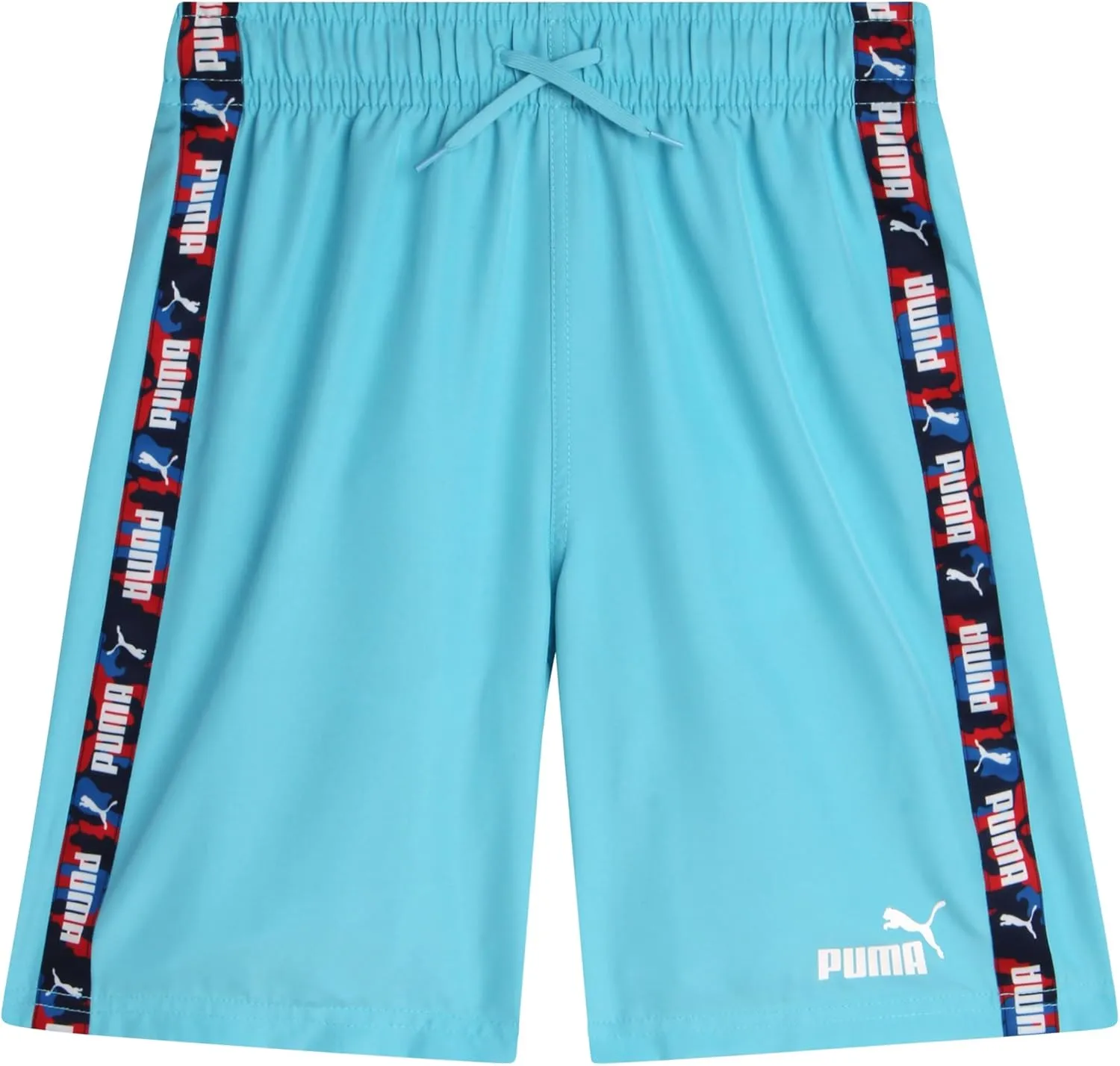 PUMA Boys' Swim Trunks - Quick Dry Swimsuit Shorts with Pockets and Mesh Lining - Swimming Trunks for Boys (Sizes: 8-20)