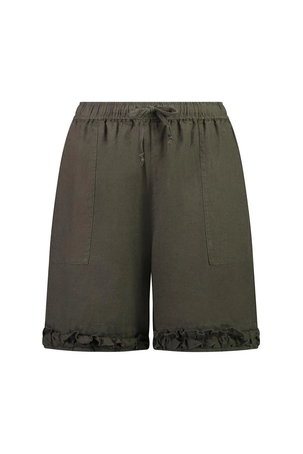 Ruffle Short - Safari